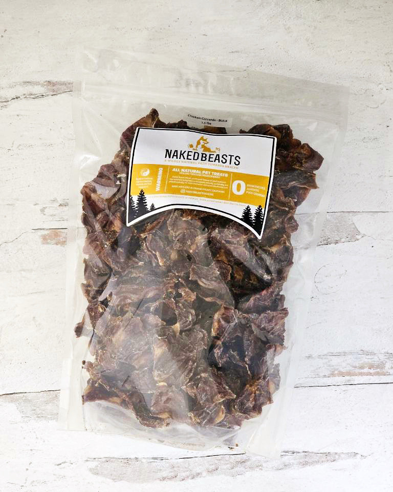 Chicken Gizzards Bulk Bag Naked Beasts
